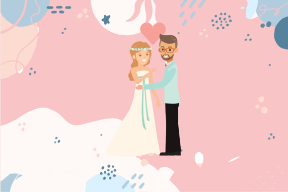 Designing Romance: The Versatility of Cute Wedding Couple