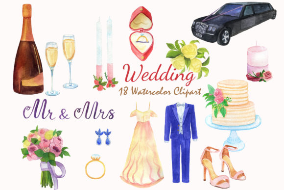 Designing with Soul: The Art of Wedding Watercolor Clipart