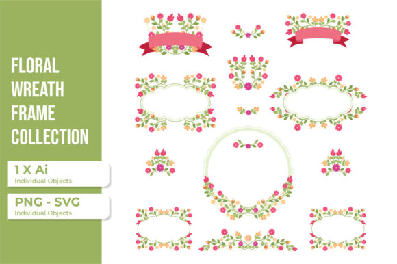 Elegant Feminine Wedding Frame Elements for Every Creative Project