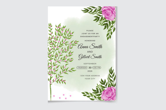 Elegant Watercolor Floral Wedding Card Design: A Guide for Creatives