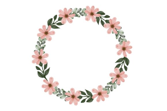 Peach Floral Wreath: A Watercolor Essential for Wedding Design