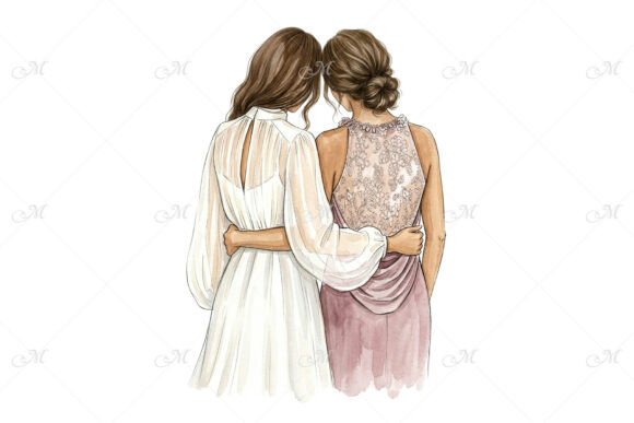 The Tender Embrace: Capturing a Mother-Daughter Wedding Moment