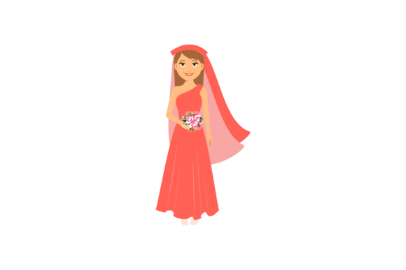 Wedding Beautiful Woman Character: A Font for Elegant Design