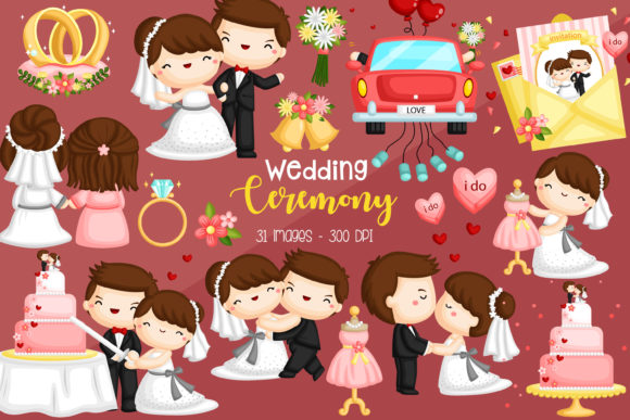 Wedding Ceremony Clipart: A Designer's Toolkit for Elegant Projects