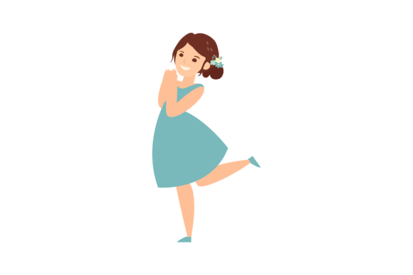 Wedding Concept Romantic Woman Character: A Designer's Delight